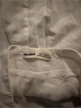 Pull&Bear White Maxi Skirt